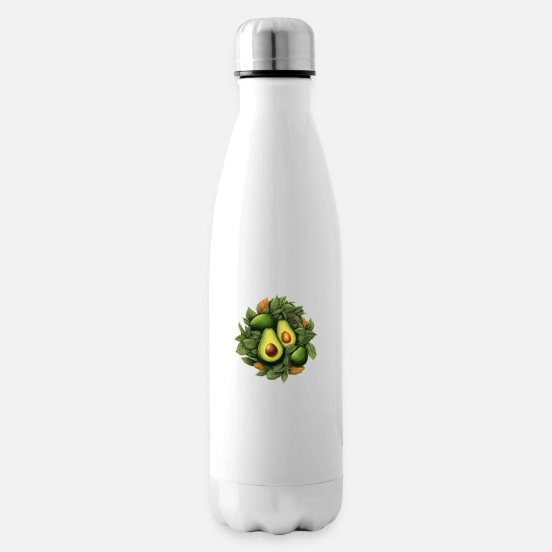 Avocat - Bouteille isotherme - blanc