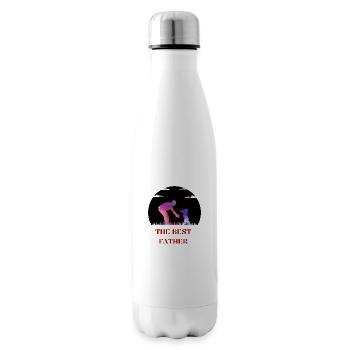 Bester Papa - Isolierflasche - Weiß - Rechts