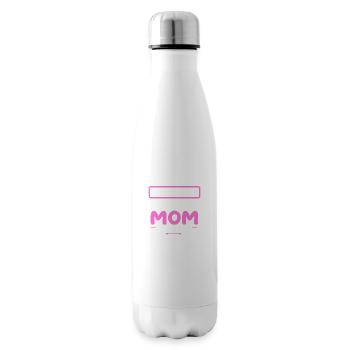 avertissement bâton virevoltant maman crier fort Design - Bouteille isotherme - blanc - Droite