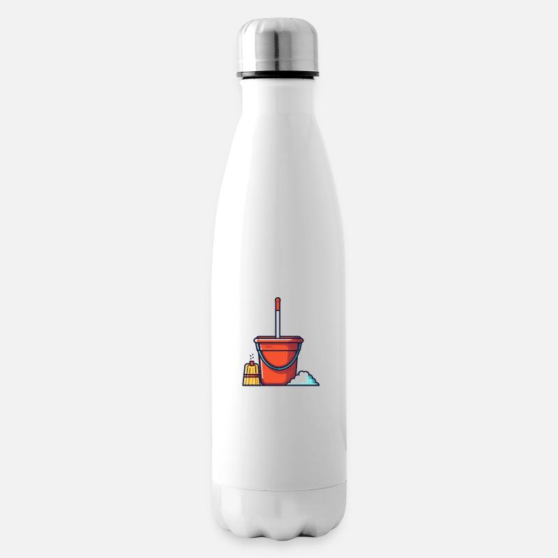 Clean - Insulated Water Bottle - white