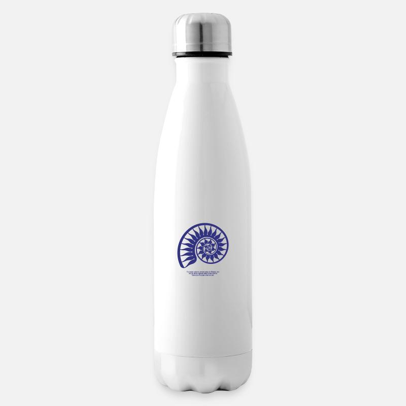 Ammonit: Seereise - Isolierflasche - Weiß