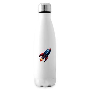 Démarreur de lancement de fusée - Bouteille isotherme - blanc - Droite