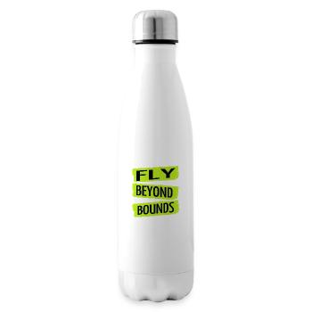 funny quote present bday creative thinking - Isolierflasche - Weiß - Rechts