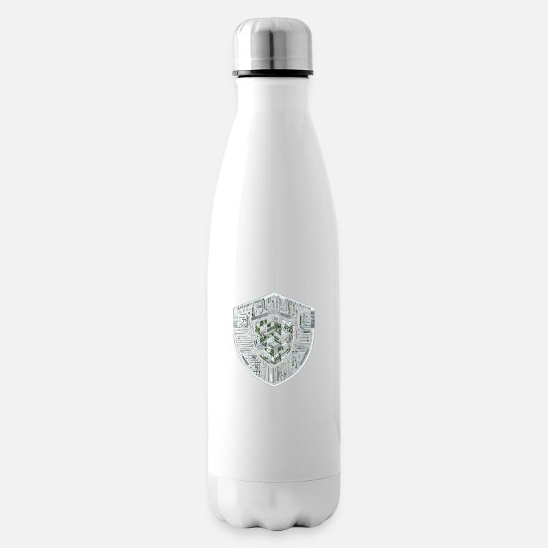 Digitales Shield-Protokoll - Isolierflasche - Weiß