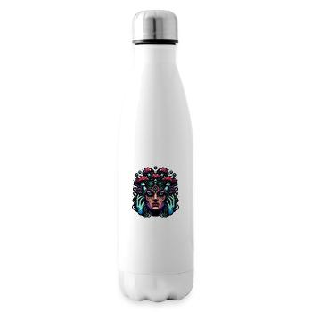 Femme Champignon Mystique - Bouteille isotherme - blanc - Droite
