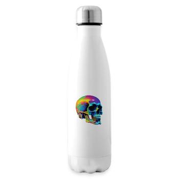 Skull - Isolierflasche - Weiß - Rechts