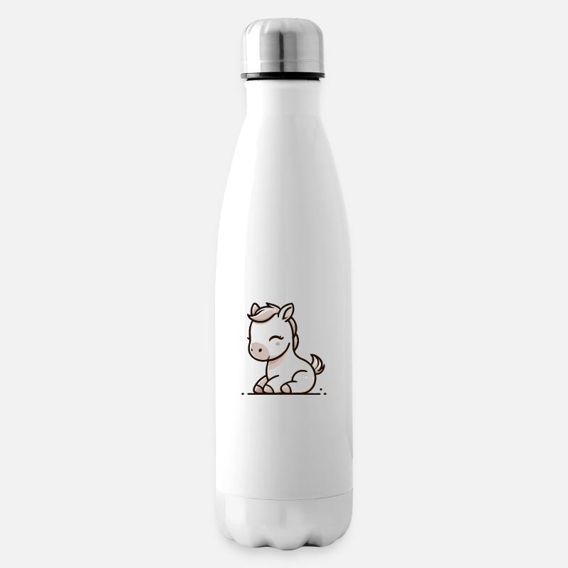 Poney - Bouteille isotherme - blanc