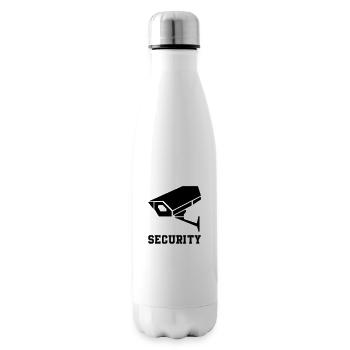 Caméra de surveillance - Bouteille isotherme - blanc - Droite