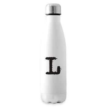 L - Isolierflasche - Weiß - Rechts