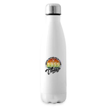 1955 Geburtstag Geboren im Jahr 1955 Vintage Retro. Editio - Isolierflasche - Weiß - Rechts