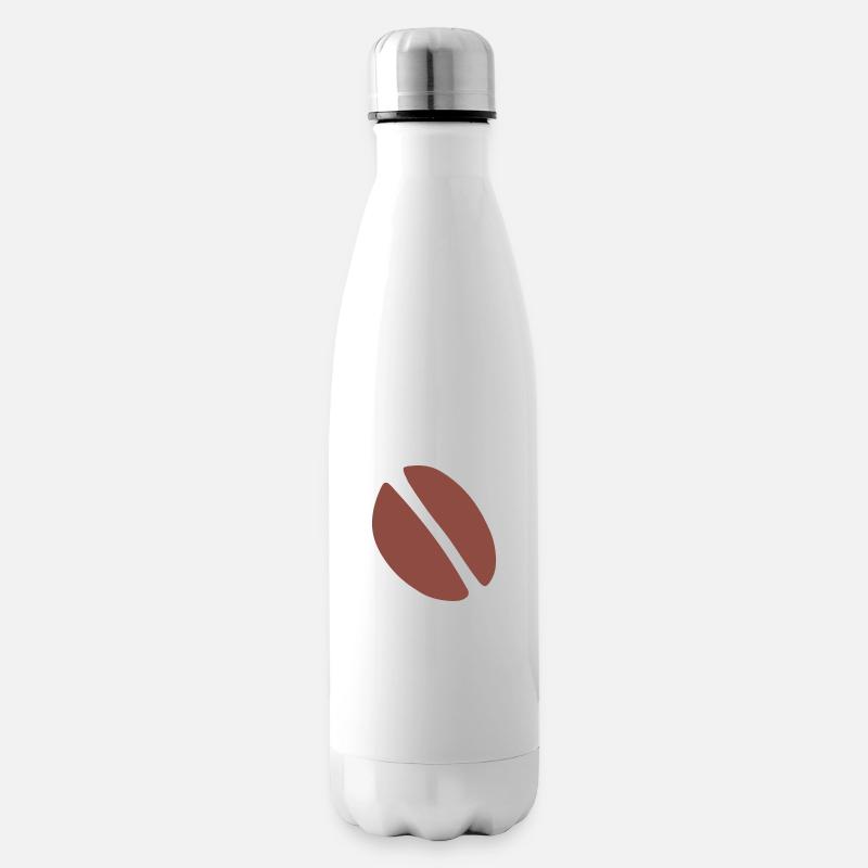 Kaffeebohne - Isolierflasche - Weiß