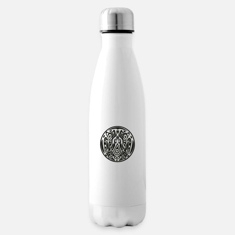 Twilight-Wolfpack Tattoo - Isolierflasche - Weiß