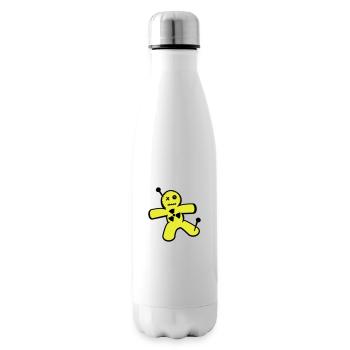Voodoo-Puppe gegen Atomkraft - Isolierflasche - Weiß - Rechts