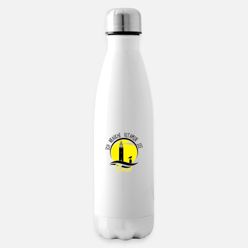 Vitamin See Texel_Leuchtt - Isolierflasche - Weiß
