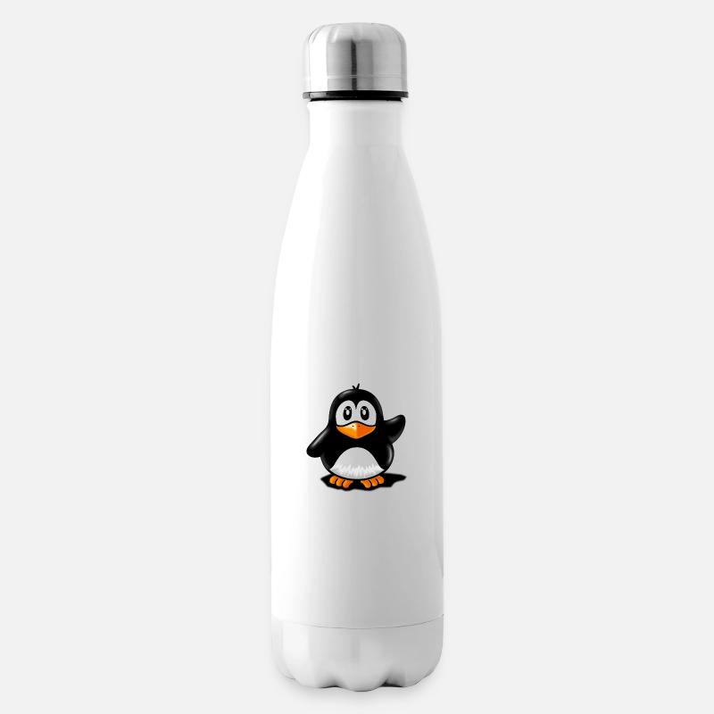 pinguin - Isolierflasche - Weiß
