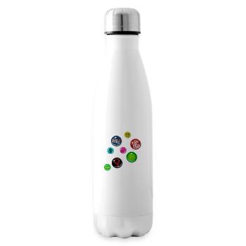 Pin Fake Buttons Fille Fille Puissance - Bouteille isotherme - blanc - Droite