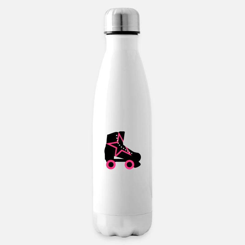 roller skate - Insulated Water Bottle - white