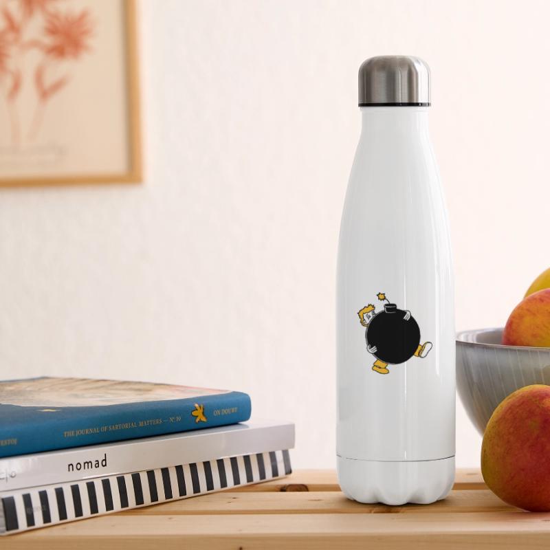 bomb explosion explode tnt dynamite dangerous Insulated Water Bottle