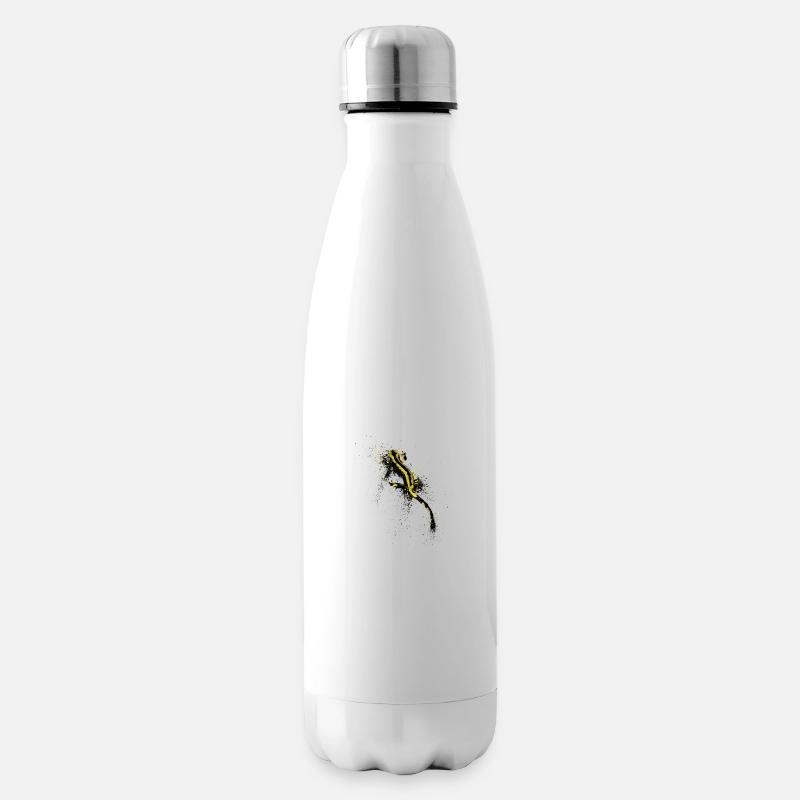 Dappled Salamander - Insulated Water Bottle - white