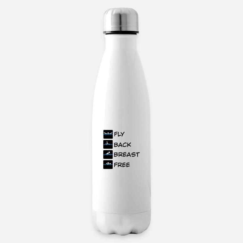 swimming - Isolierflasche - Weiß