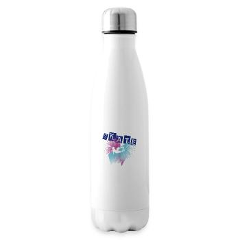 Skate Skating - Insulated Water Bottle - white - Right