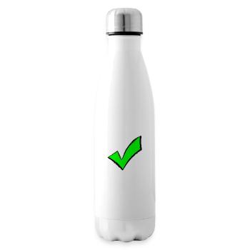 Tick chop colored seen - Insulated Water Bottle - white - Right