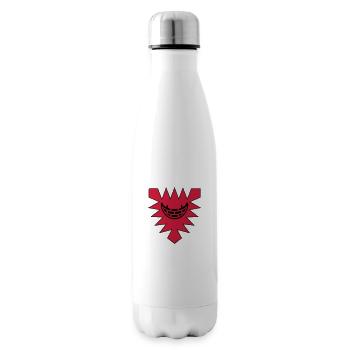 flag coat of arms city of kiel germany - Insulated Water Bottle - white - Right