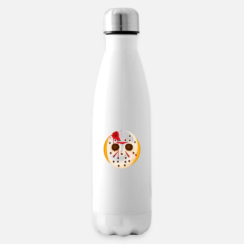 Smiley Chain Saw Mask - Bouteille isotherme - blanc