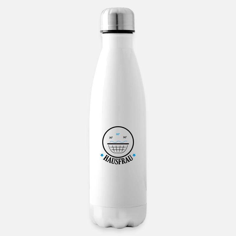 hausfrau_02 - Isolierflasche - Weiß