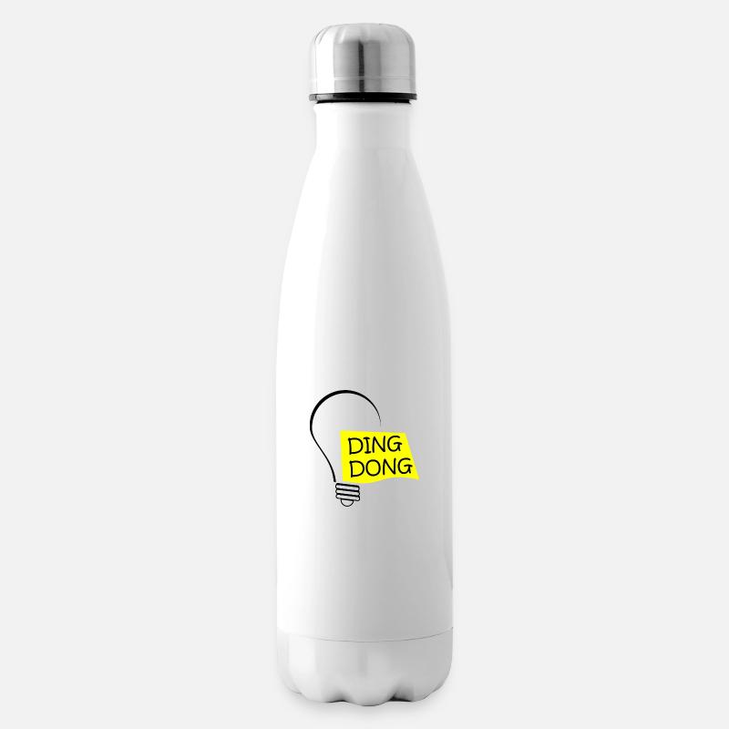 Ding Dong - Bouteille isotherme - blanc