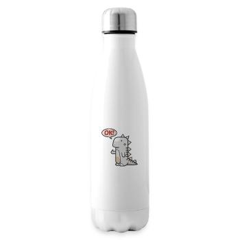 Dinosaure - Bouteille isotherme - blanc - Droite