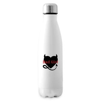 Bad Girl - Insulated Water Bottle - white - Right