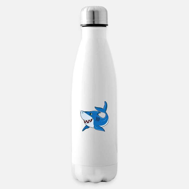 Requin - Bouteille isotherme - blanc