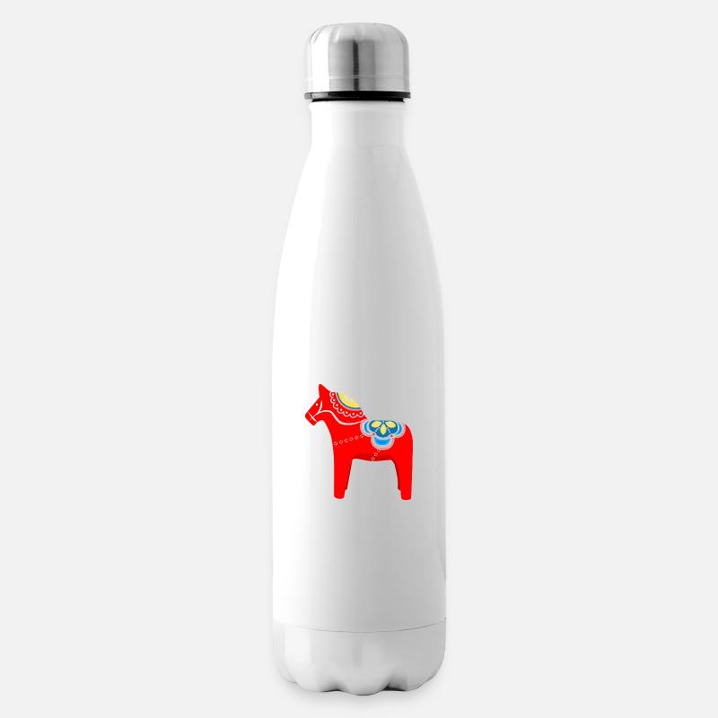 Dalahast Skandinavisches Design - Isolierflasche - Weiß