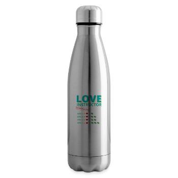 Love instructor for women only - Bouteille isotherme - argent clair - Droite