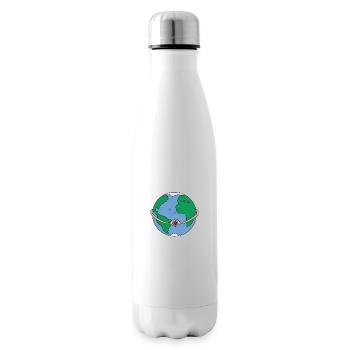 Love For the Earth Eco Cartoon - Bouteille isotherme - blanc - Droite