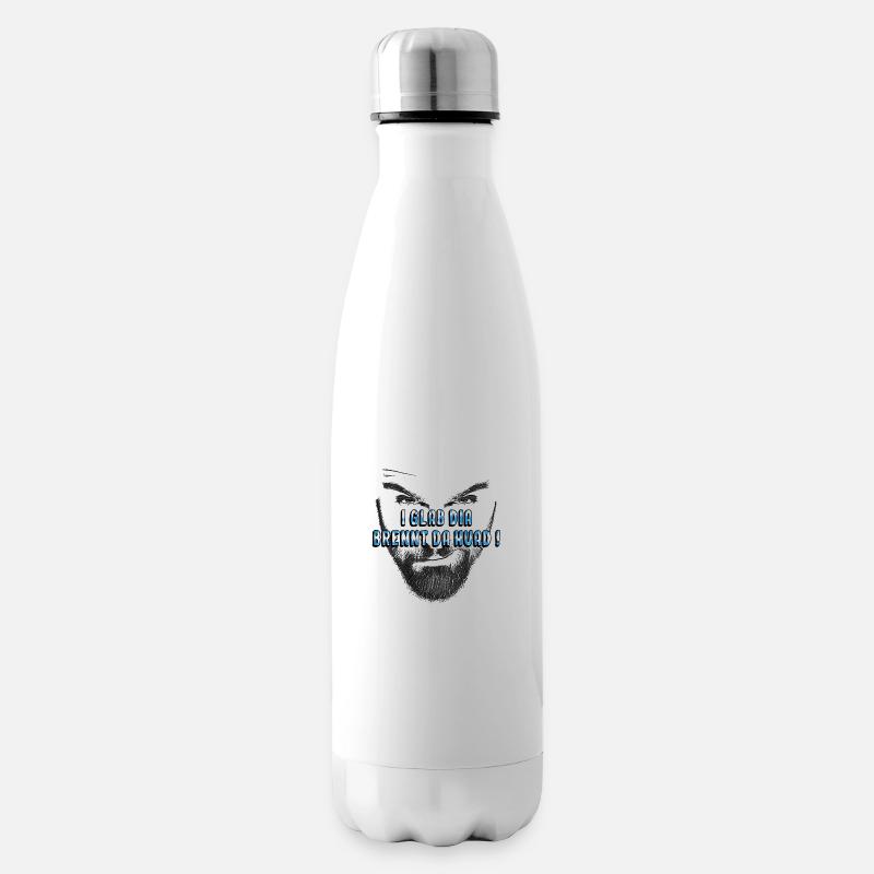 i glab dia brennt da huad bayrisch dialekt - Isolierflasche - Weiß