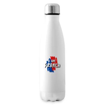 I AM FRENCH! - Insulated Water Bottle - white - Right