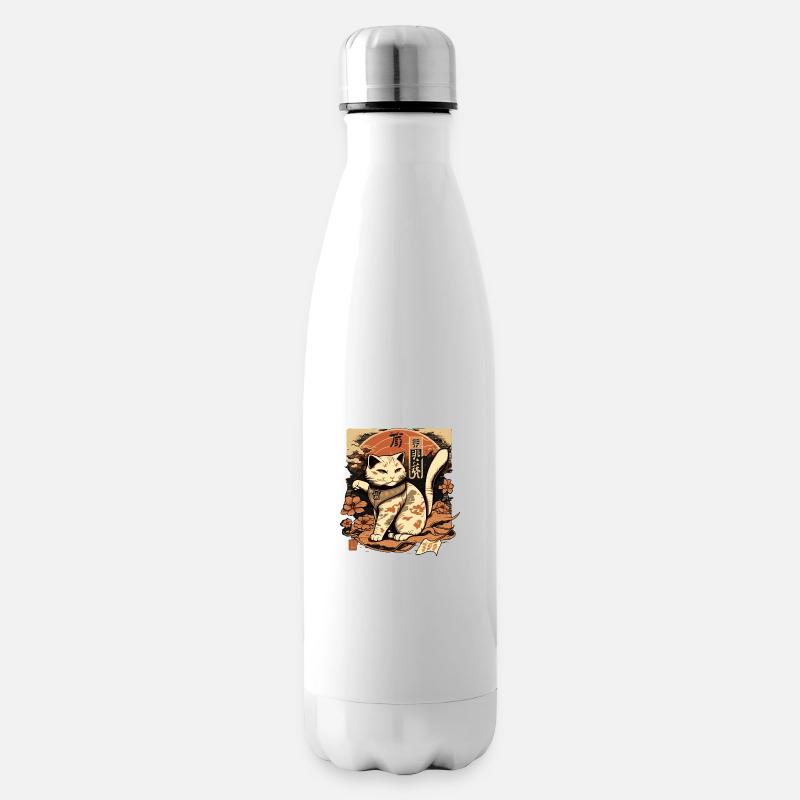 Neko Neko4 - Isolierflasche - Weiß