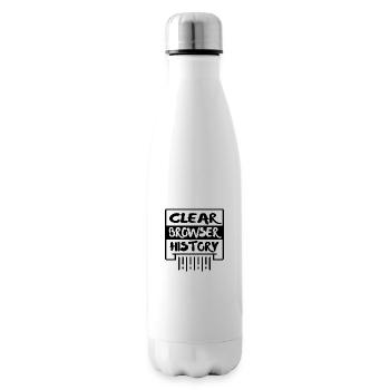 Clear Browser History - Insulated Water Bottle - white - Right