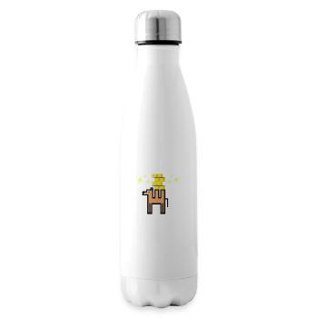 Goldenes Kamel - Isolierflasche - Weiß - Rechts
