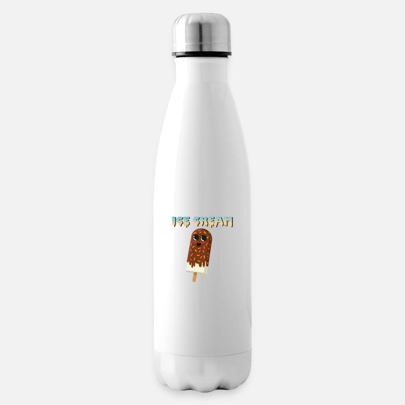 Eis am Stiel - Isolierflasche - Weiß