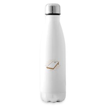 Ton trou est mon objectif Baggo Cornhole - Bouteille isotherme - blanc - Droite