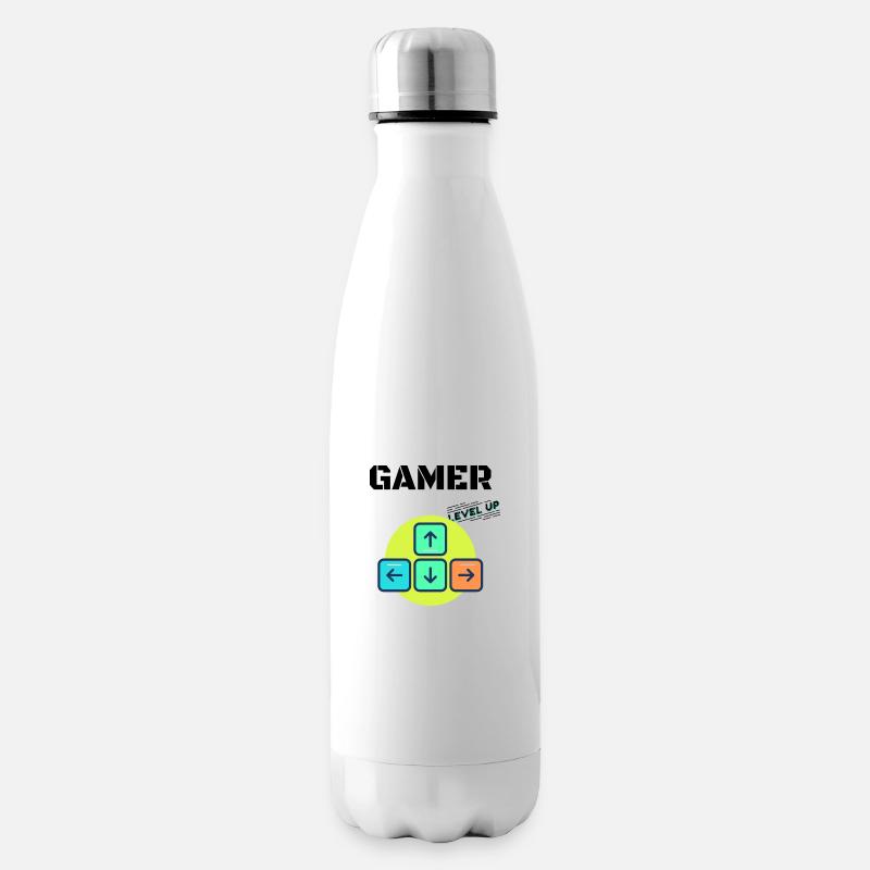 Gamer Level Up - Isolierflasche - Weiß