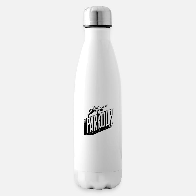 Parkour - Isolierflasche - Weiß