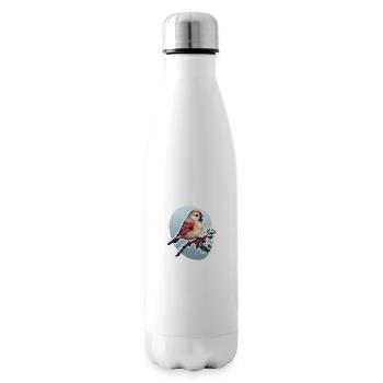 Oiseau d’hiver - Bouteille isotherme - blanc - Droite