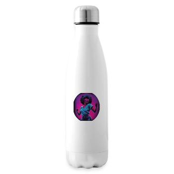 Fille célébrant - Bouteille isotherme - blanc - Droite