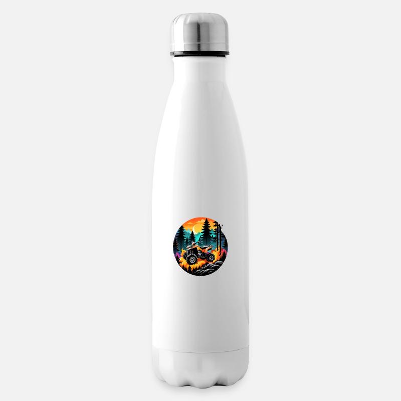 Quad & Offroad - Isolierflasche - Weiß