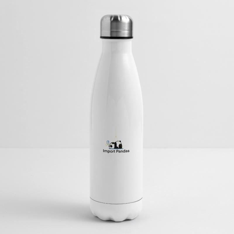 Import Pandas Python Joke Proggramer Insulated Water Bottle