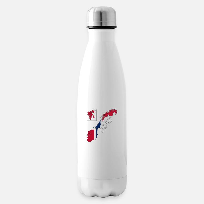 Norvège - Bouteille isotherme - blanc